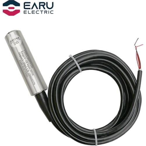 4-20MA Output Integral Level Transmitter Liquid Oil Water Level Sensor Probe Detect Controller Float Switch 1-10m RS485 for Pump