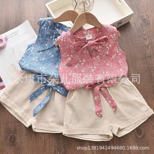 Girls Clothing Sets Summer Baby Girls Clothes New Dot T-Shirt Top Pants 2Pcs Suit Casual Children Clothes Girls Outfit clothes