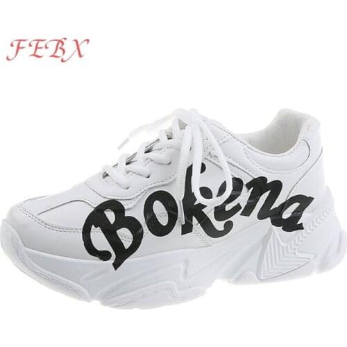 Women White Shoes Female Platform Short Plush Warm Sneakers Lady PU Leather Non-Slip Wedges Outdoor Womens Vulcanized Shoe New