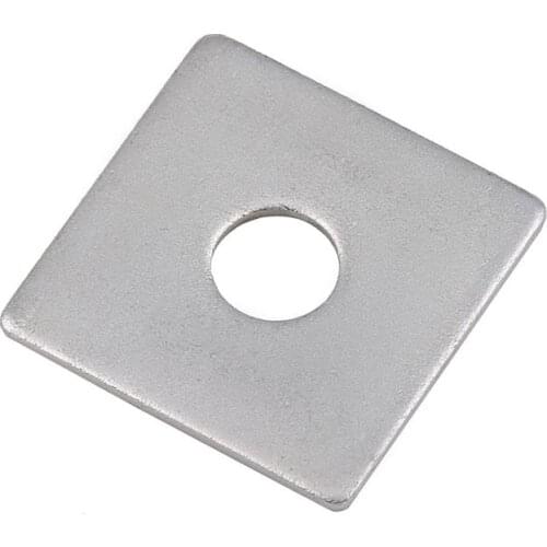 Square Flat Washers Bright Zinc Plated Flat Pad Spacer Gasket M8 M10 M12 M14 M16 1-5pcs