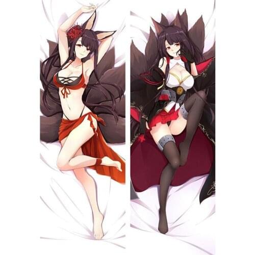 Sexy Girl New Decorative Japanese Anime Azur Lane Akagi Throw Otaku Dakimakura Gifts Bedding Hugging Body Pillow Case 150x50 CM