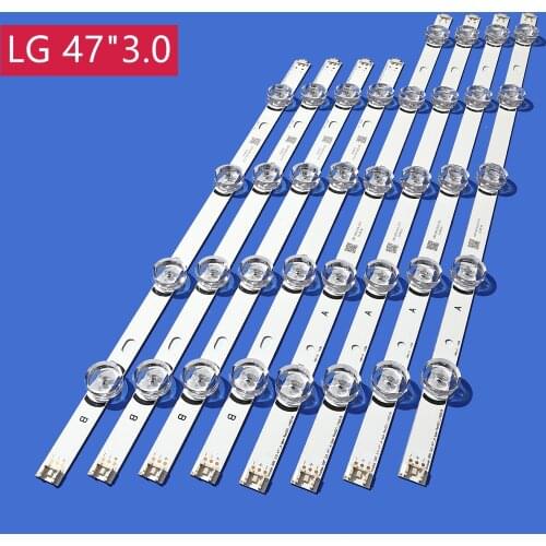 Original LED Backlight strip For LG 47" TV innotek DRT 3.0 47" 47LB6300 47GB6500 47LB652V 47lb650v LC470DUH 47LB5610