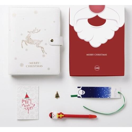 Agendas 2021 A5 Buckle Binder Christmas Notebook Organizer Daily Plan Diary Planner Sprial Notepad Journal Handbook Stationery