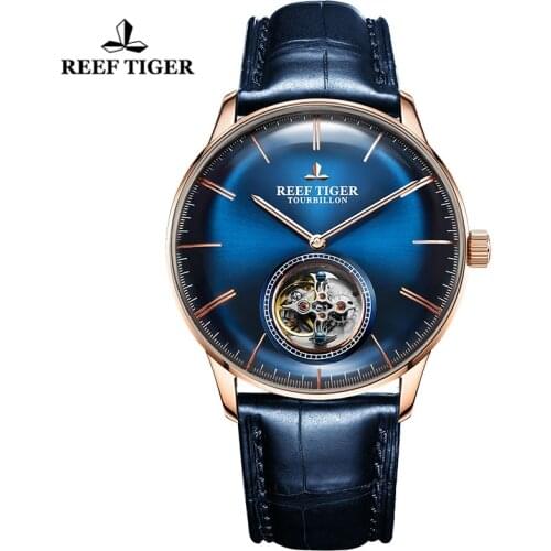 Mens Gold Watch Reef Tiger China