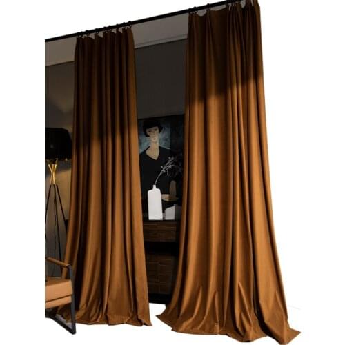 Luxury Curtains for Living Room High Shading Drapes Velvet Geometric Cloth Curtain Blackout Window Curtains Bedroom Decoration