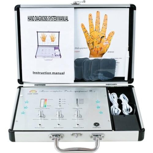 Hand acupoint electrotherapy instrument electric stimulation acupuncture massage therapy acupuncture point detection Analyzer