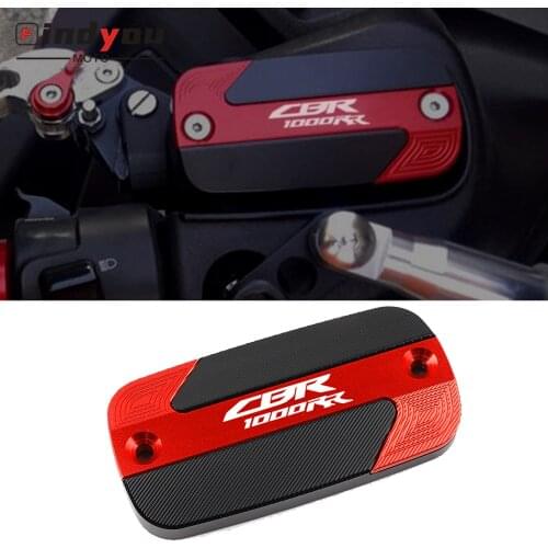 With logo Motorcycle Hihg quality CNC Aluminum Front Brake Fluid Reservoir Cover Cap Accessories For HONDA CBR1000RR 2004-2005