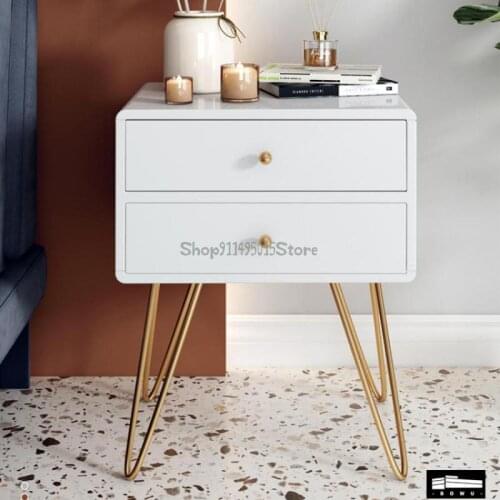 Nordic Bedside Table Bedroom Simple Modern Ins Bedside Cabinet Storage Small Simple Bedside Storage Cabinet