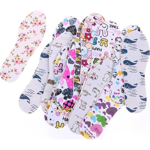 USHINE EU26-36 Children kid memory foam insoles comfortable cushion insole boys girls Cute Cartoon insoles breathable insoles