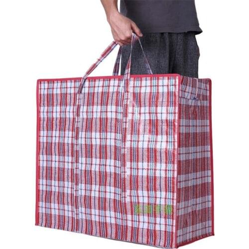 Waterproof Three-Color Woven Bag Handbag with Zipper and Blue Move Bag