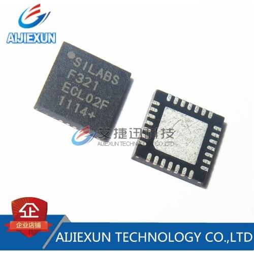 10Pcs C8051F321-GMR C8051F321 QFN28 Full Speed USB, 16 k ISP FLASH MCU Family New and original