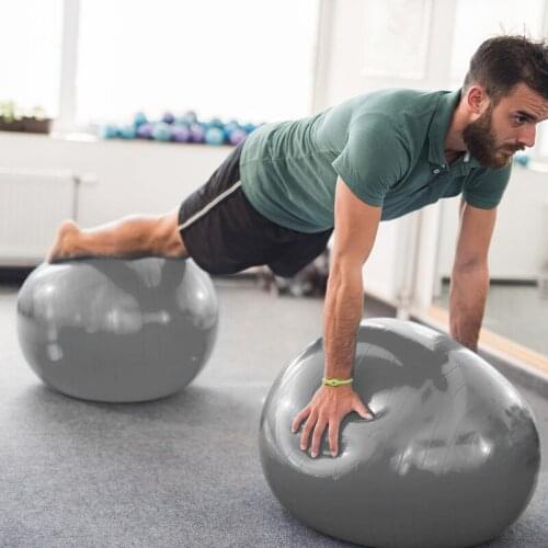 55cm-75cm Professional Yoga Balls Thicken PVC Men Anti Burst Exercise Gym Fit Pilates Fitness Balance Stability Training Fitball