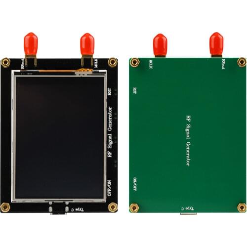 ADF4350 137.5-4400M ADF4351 35-4400M RF Signal Source Generator Wave/ Point Frequency Waveform Touch Screen LCD Display Control