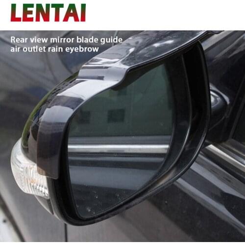 LENTAI For Hyundai solaris i30 tucson 2017 ix35 Nissan qashqai j11 juke Infiniti Car Rearview Mirror Rain Eyebrow Visor Shade