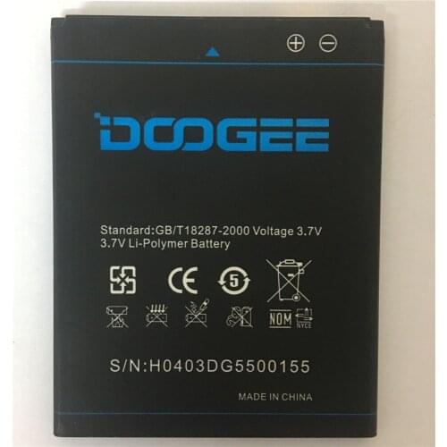 B-DG550 DG550 Original Cell Phone Battery For Doogee Dagger 550 3000mAh Real Capacity Replacement Batteries Best Quality