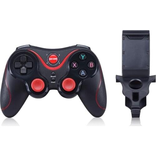 GEN GAME S5 Wireless Bluetooth Gamepad Remote Control Joystick PC Game Controller for Smartphone/Tablet with Holder Receiver 9