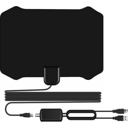HJ0003 1080P 4K HDTV Digital Antenna 200 Miles Indoor Signal Receiver Amplifier Working Frequency Range 174~240MHz