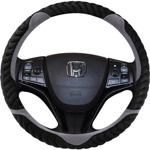 Flannelett Car Steering Wheel Cover Customized Size for Honda Civic CRV XRV ACCORD 2016 -2020 10th Generation High Quality