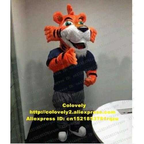 Tiger Tigerkin Mascot Costume Adult Cartoon Character Outfit Suit Thanks Will Gather Ceremoniously Advertising Campaign zz6624