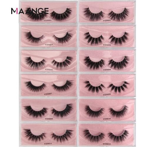 Real 3D Mink Eyelashes Long Lasting Good Quality False Lashes Natural Dramatic Volume Eyelashes Extension Thick Long Eyelashes
