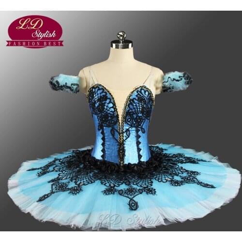 Sky Blue Tutu Skirts Adult Classical Ballet Tutu Dance Costumes For Dance Performance Ballet Tutu Competition Nutcracker LD0054