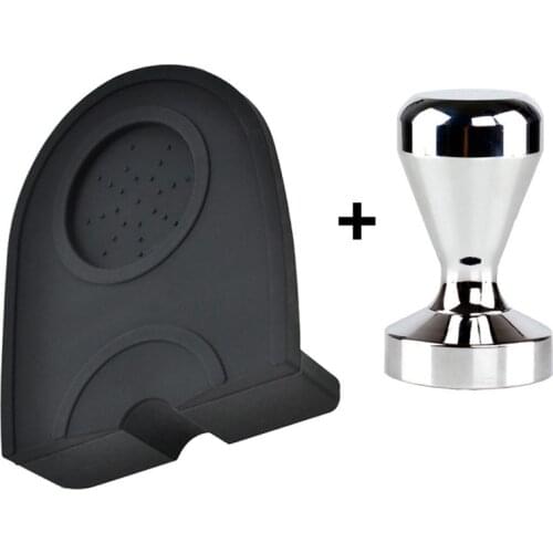 New 51mm Coffee Tamper Mat Silicone Rubber Tampering Corner Mat Coffee Maker