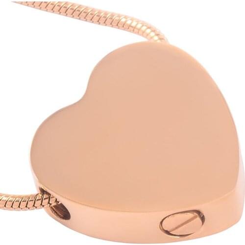 IJD8384 Wholesale Stainless Steel Pet Dog Cat Non-allergic Cremation Jewelry for Ashes Pendant Pendants Necklaces Women