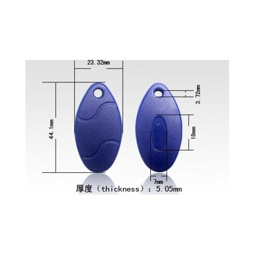 RFID Tokens 125Khz EM4100 Tags ID Card Key Chain Card Access Card
