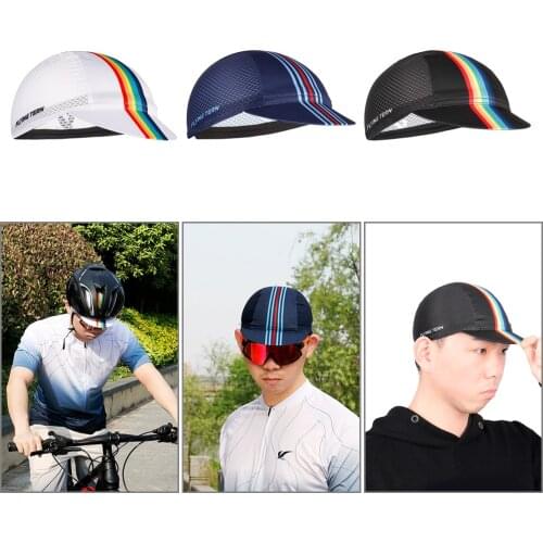 Cycling Hat Quick Dry Breathable Sports Cycling Hats Summer MTB Road Bicycle Helmet Sunscreen Cap Tackle Riding Hiking Free Size