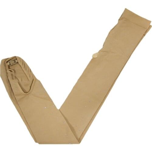 Rhinestone Figure Skating Tights Pantyhose Ice Skating Socks Leotard Thermal Training Pants Stockings Gymnastics 130-178cm