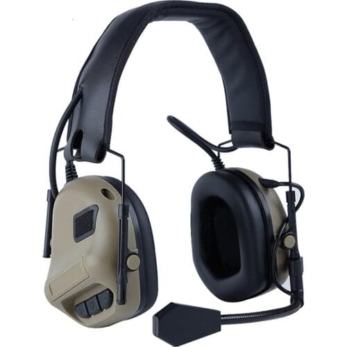 Tactical Headset Game Headphone Fifth Generation Chip Headset Removable Design For Hunting Tactical Games