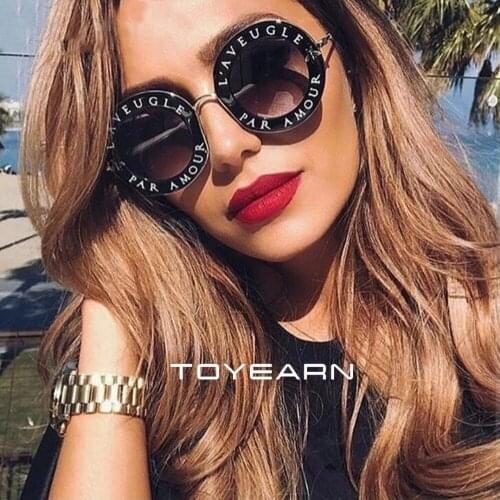 TOYEARN Women's Sunglasses Round
