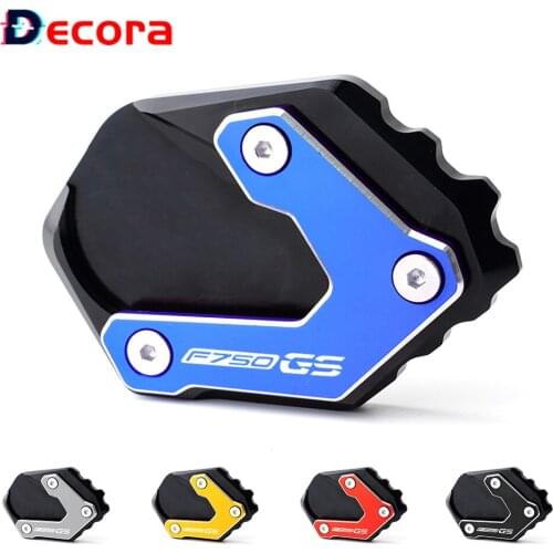 Logo F750GS Kickstand Extension Plate Pad For BMW F750GS F750 F 750 GS 2018 2019 2020 Motorcycle Accessories Side Stand Enlarge
