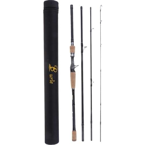 Casting Fishing Rod Carbon Fiber 4pcs Travel Lure Rod 1.8m - 3.0m Saltwater