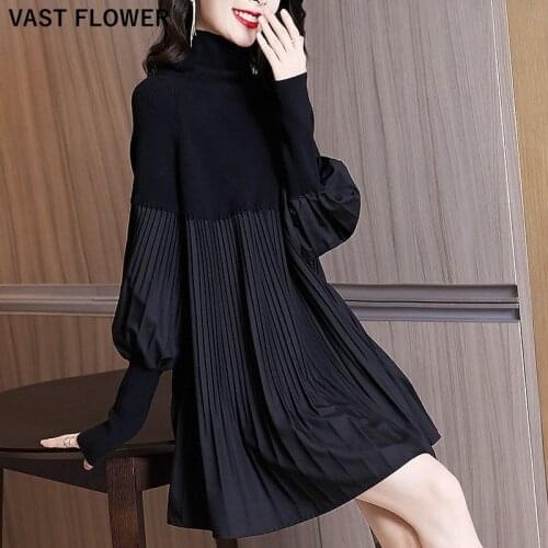 Модные трикотажные платья VAST FLOWER China At AliExpress