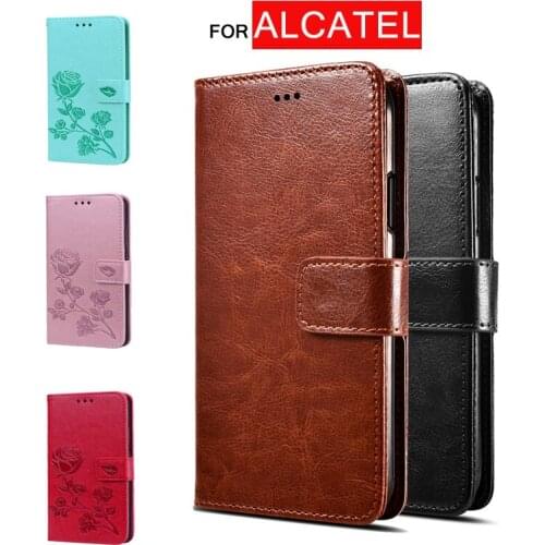 Premium PU Leather Case For Alcatel 1S 2020 Case Wallet Stand Flip Cover Fundas For Alcatel 1S 5024D Case Capa Coque