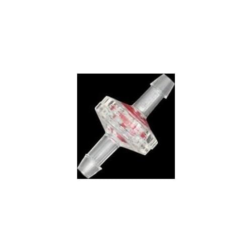 5.5mm OD Plastic Hose Barb Clear One Way Non-return Check Valve Pipe Fitting Tube Connector for Water Gas Liquid