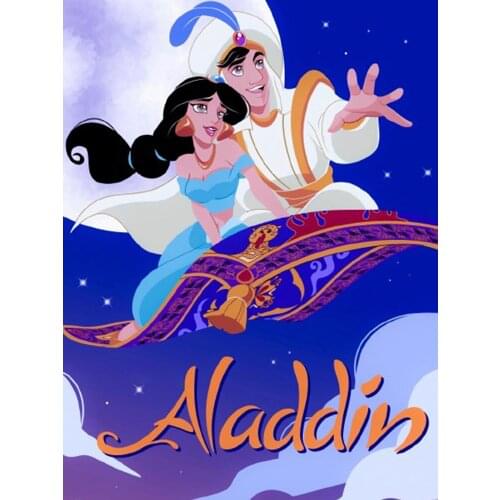 Disney 5D DIY Diamond Painting Princess Belle "Beauty and The Beast" Round Diamond Embroidery Handmade Crafts Home Decoration