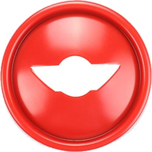 Steering Wheel Cover Logo Emblem Cap Trim for MINI Cooper F Series F54 F55 F56 F57 F60 Clubman Countryman Red