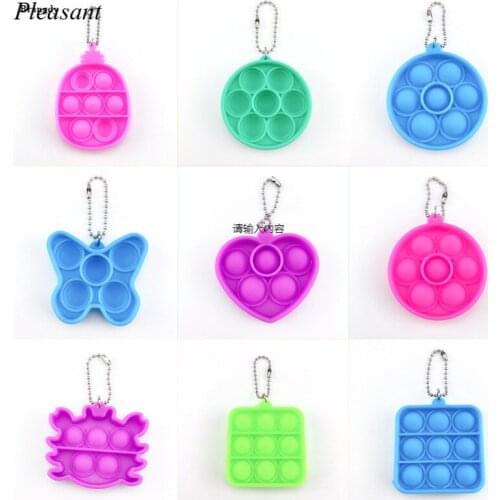 Bubble Foxmind Keychain Color Desktop Parent-child Creative Toy Key Ring Ring Luminous Foxmind Gift