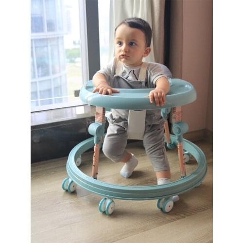 Infant Walker Girls Boys And Babies Anti-o-type Leg Roll Kids Multi-functional Walking Hand Push Start0-3years old