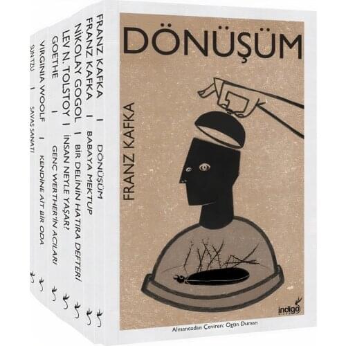 Modern Dünya Klasikleri Kitap Seti (7 Kitap) Roman Türkçe Türk Dili World Classics Book Set (7 Book) novel Turkey Turkish Language Franz Kafka Gogol Tolstoy Goethe Sun Tzu Virginia Woolf