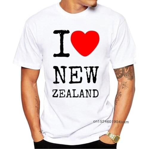 I Love NEW ZEALAND MOROCCO PARIS SAN GABRIEL SAUDI ARABIA letter Printed Men T Shirt Casual Summer Top Tee Hipster