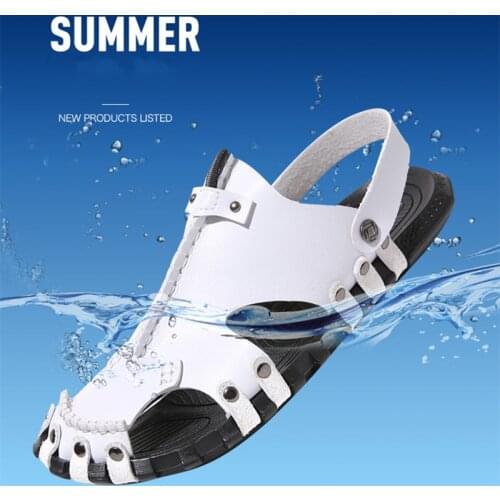 Мужские кожаные сандали INJERSDESIGNS China At AliExpress