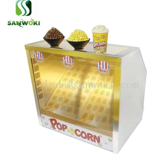 Commercial popcorn warmer machine caramel popcorn machine display cabinet Popcorn Warmer Cabinet Popcorn Warming Showcase