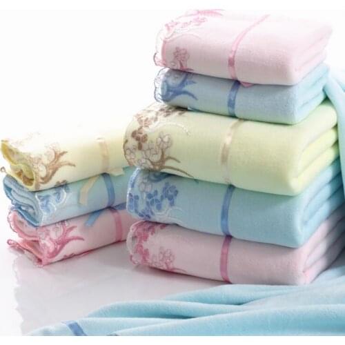 Family Couple Towel Set 1 Bath Towel + 1 Towel Bath on Beach Quick-Dry Home Hotel Free Shipping
