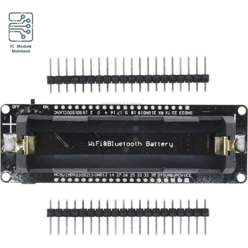ESP32 WIFI Bluetooth Development Board with 18650 Battery Holder CP2102 ESP8266 ESP32 ESP-32S For WeMos WiFi Wireless Board