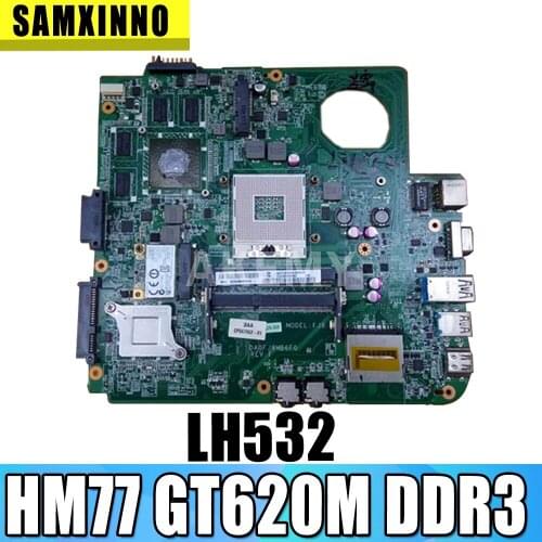 For Fujitsu LH532 notebook motherboard DA0FJ8MB6F0 PGA989 HM77 GPU GT620M DDR3 100% test work