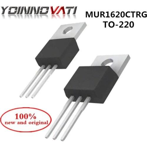 MUR1620CTRG MUR1620 TO-220 fast recovery diode rectifier 16A 200V 100% new and original