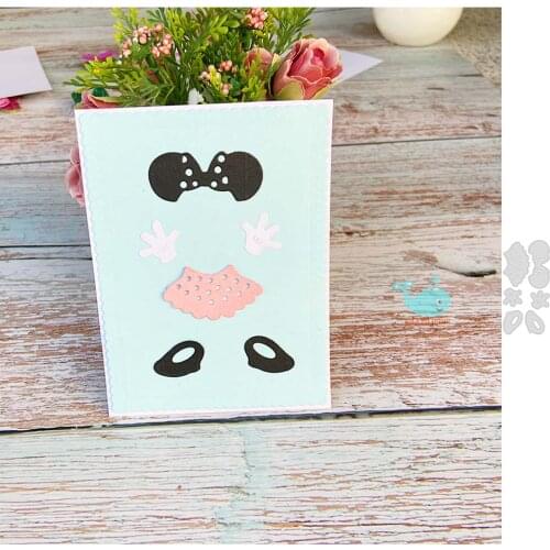 Mouse body Metal Cutting Dies Scrapbooking Stencils for Album Paper DIY Gift Cards Decoration Embossing Dies New 2020